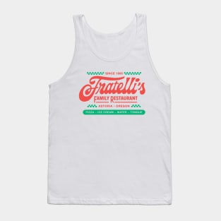 Fratelli's Family Restaurant The Goonies 80s Oregon Tank Top